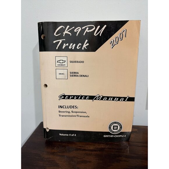 2007 CK9PU Truck Service Manual Set Of 4 Chevrolet GMC Silverado Sierra Denali - Picture 8 of 8